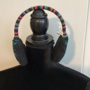 Colorful Striped Earmuffs by Mudd